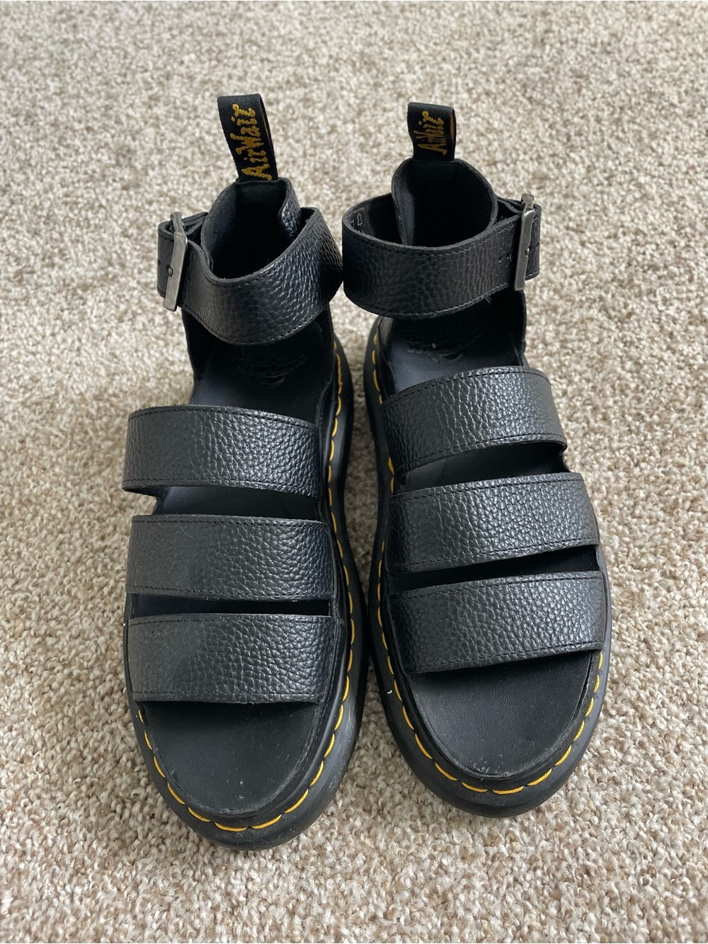 Dr. Martens Clarissa II Women's Leather Platform Sandals